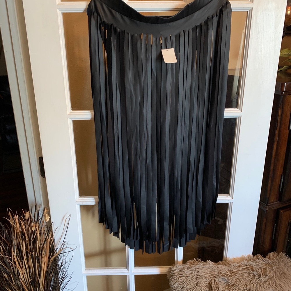 Fringe Belt Skirt